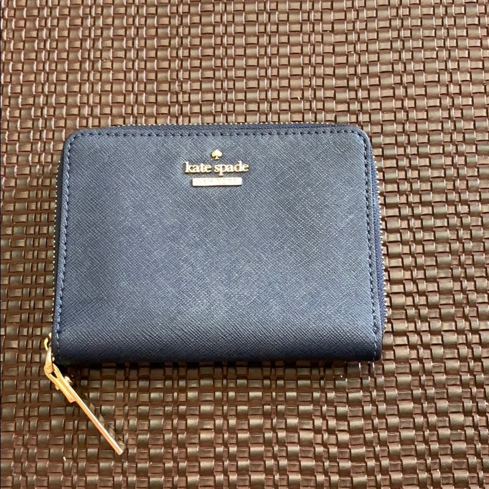 Kate Spade 3/4 zip around wallet